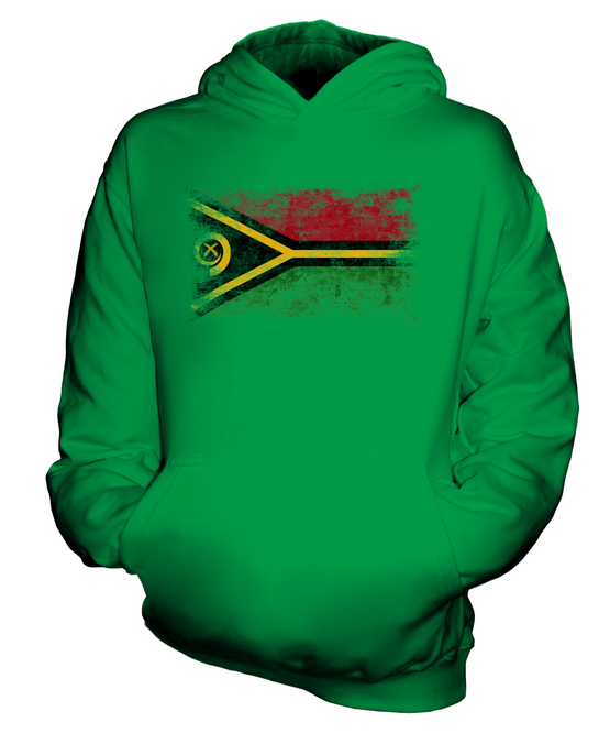 VANUATU VINTAGE FLAG KIDS HOODIE HOODIE BOYS GIRLS TODDLER - Picture 9 of 14