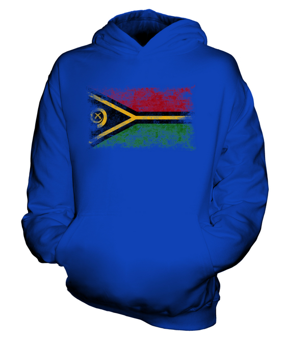 VANUATU VINTAGE FLAG KIDS HOODIE HOODIE BOYS GIRLS TODDLER - Picture 12 of 14