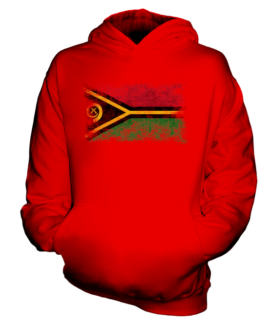 VANUATU VINTAGE FLAG KIDS HOODIE HOODIE BOYS GIRLS TODDLER - Picture 7 of 14