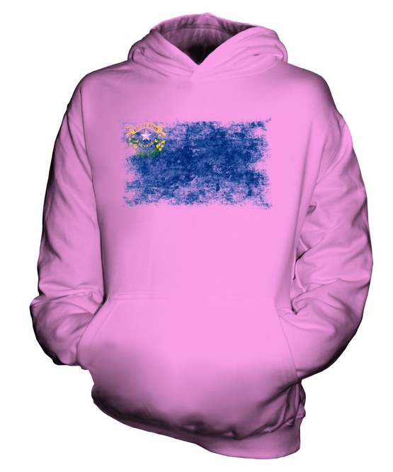 STATE OF NEVADA VINTAGE FLAG KIDS HOODIE HOODIE BOYS GIRLS - Picture 14 of 14