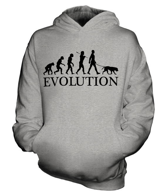 GOLDEN RETRIEVER EVOLUTION DOG KIDS HOODIE HOODIE BOYS - Picture 4 of 14