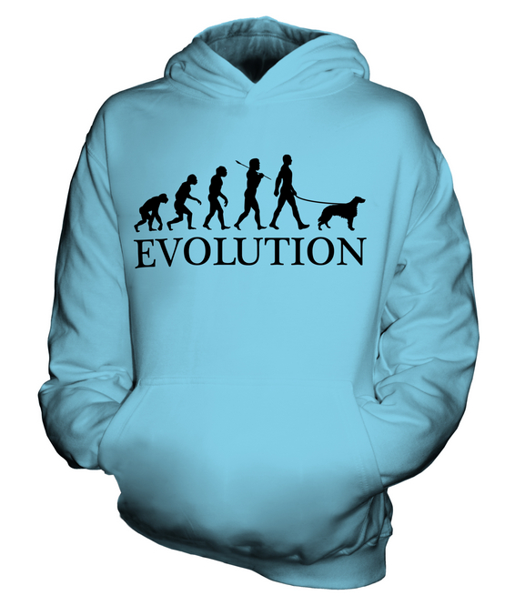 IRISH SETTER EVOLUTION OF MAN KINDER HOODIE JUNGEN HOODY MÄDCHEN HUNDELIEBHABER GESCHENK - Bild 11 von 14