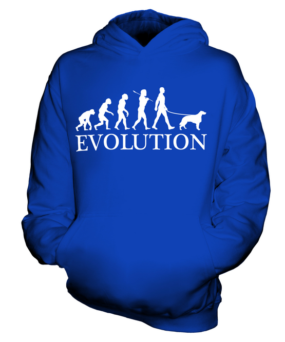 IRISH SETTER EVOLUTION OF MAN KINDER HOODIE JUNGEN HOODY MÄDCHEN HUNDELIEBHABER GESCHENK - Bild 12 von 14