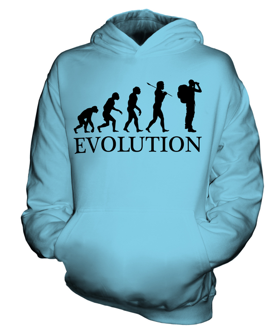 ABENTEUER EVOLUTION DES MENSCHEN KINDER KAPUZENPULLOVER HOODIE JUNGEN MÄDCHEN - Picture 11 of 14