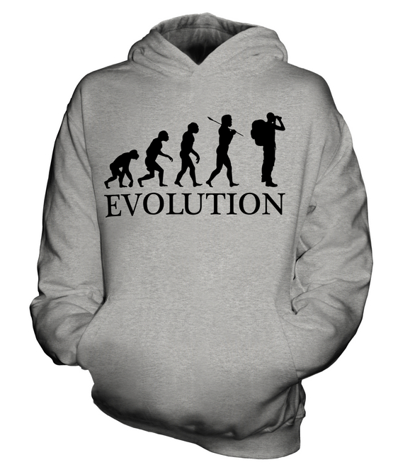 ABENTEUER EVOLUTION DES MENSCHEN KINDER KAPUZENPULLOVER HOODIE JUNGEN MÄDCHEN - Picture 4 of 14