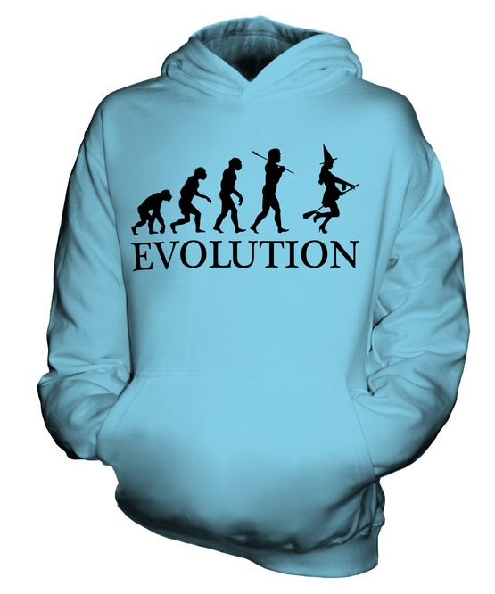 WITCH EVOLUTION OF MAN KIDS HOODIE HOODIE BOYS GIRLS - Picture 11 of 14