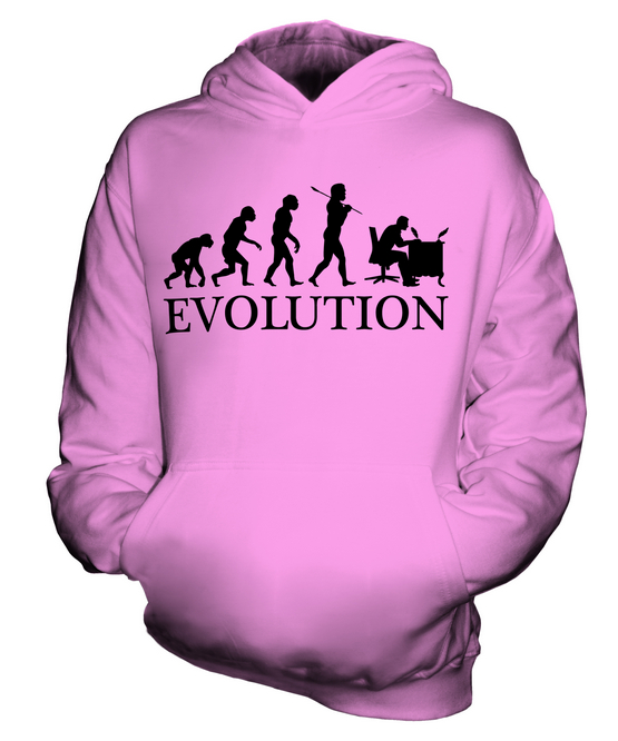 CALLIGRAPHY EVOLUTION OF MAN KIDS HOODIE HOODIE BOYS GIRLS - Picture 14 of 14