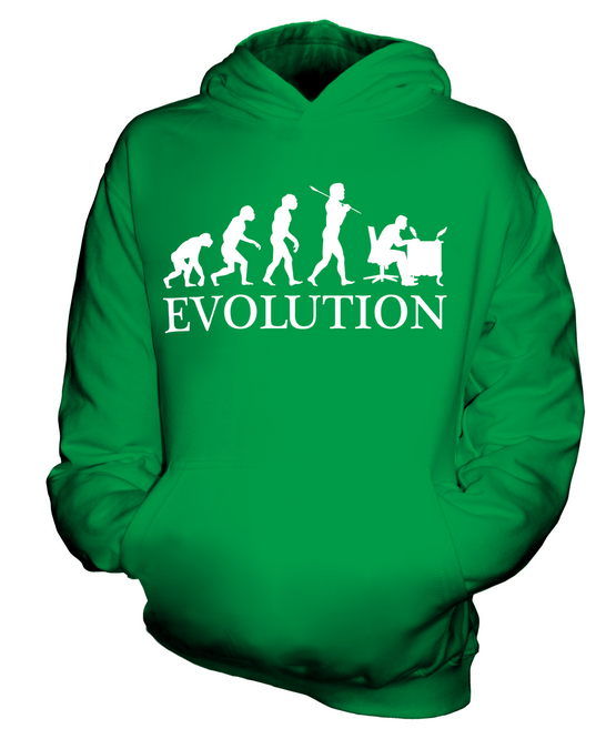 CALLIGRAPHY EVOLUTION OF MAN KIDS HOODIE HOODIE BOYS GIRLS - Picture 9 of 14