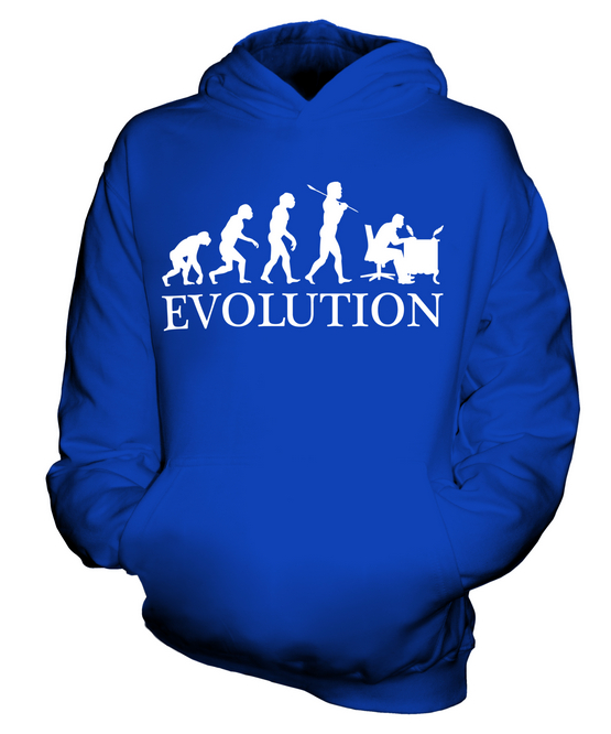 CALLIGRAPHY EVOLUTION OF MAN KIDS HOODIE HOODIE BOYS GIRLS - Picture 12 of 14