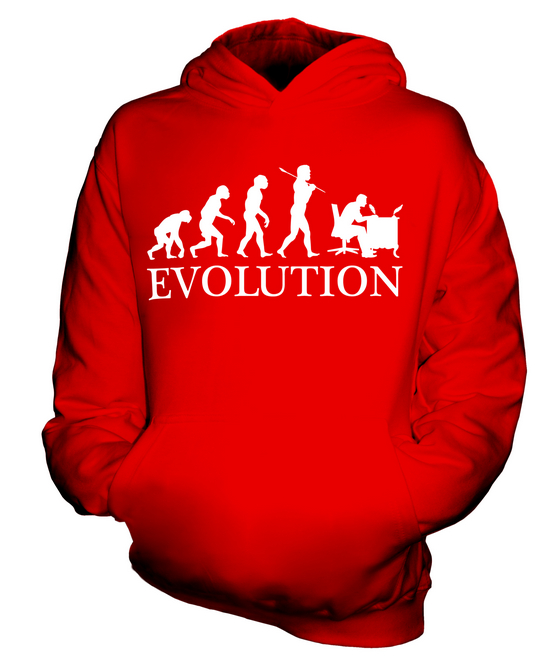 CALLIGRAPHY EVOLUTION OF MAN KIDS HOODIE HOODIE BOYS GIRLS - Picture 7 of 14