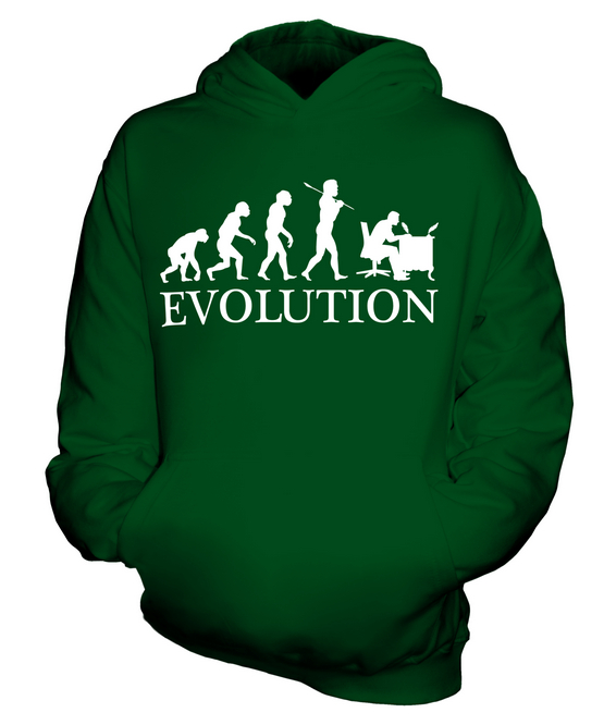 CALLIGRAPHY EVOLUTION OF MAN KIDS HOODIE HOODIE BOYS GIRLS - Picture 10 of 14