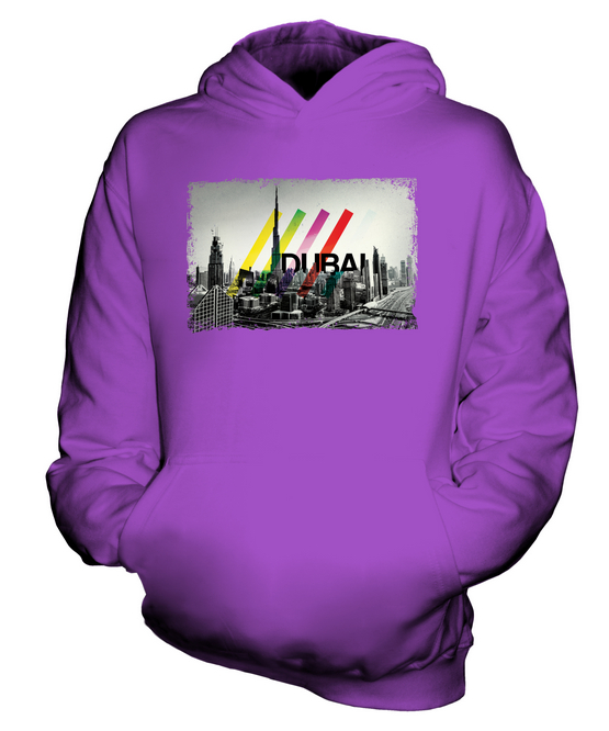 DUBAI SKYLINE KIDS HOODIE PULLOVER HOODY BOYS GIRLS TODDLER - Picture 13 of 14