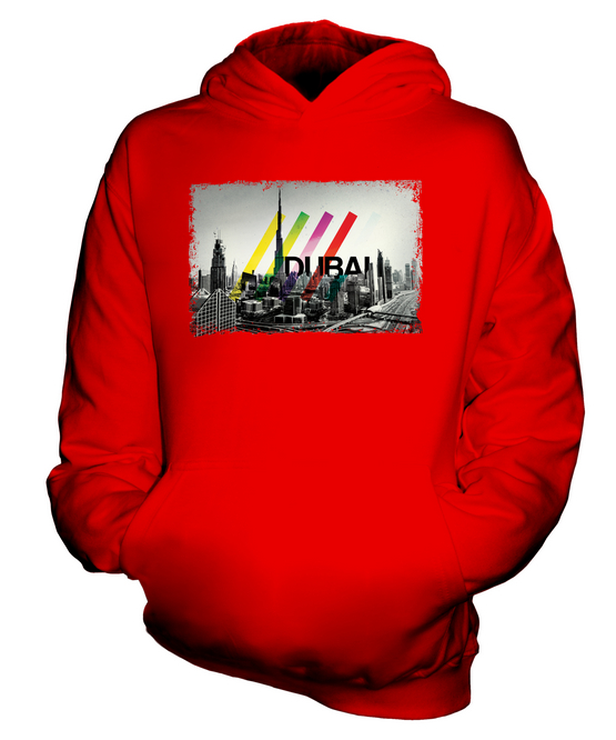 DUBAI SKYLINE KIDS HOODIE PULLOVER HOODY BOYS GIRLS TODDLER - Picture 7 of 14