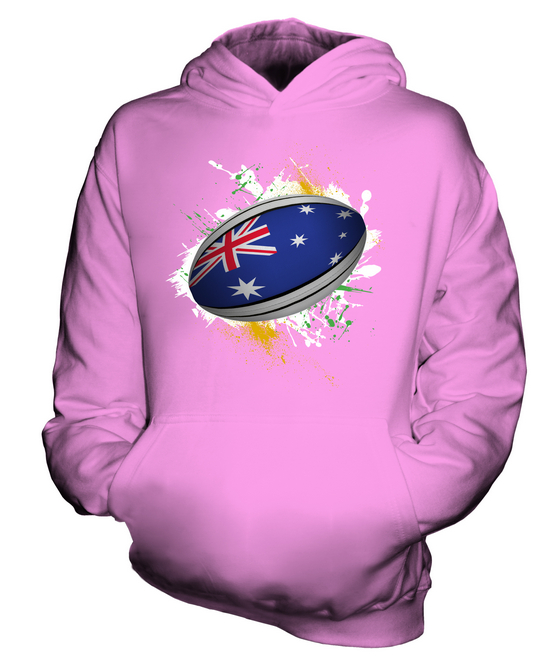 AUSTRIA RUGBY BALL KIDS HOODIE HOODIE BOYS GIRLS TODDLER - Picture 14 of 14