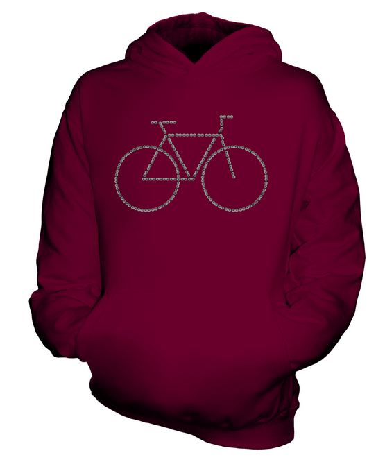 BICYCLE CHAIN KIDS HOODIE PULLOVER HOODY BOYS GIRLS TODDLER - Picture 6 of 14