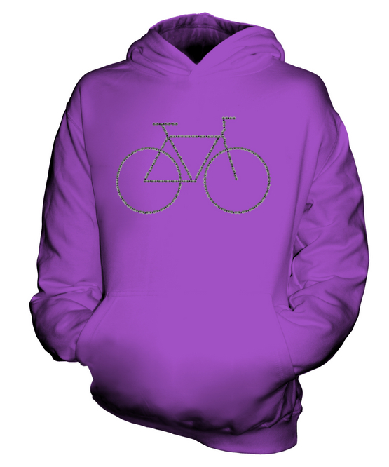 BICYCLE CHAIN KIDS HOODIE PULLOVER HOODY BOYS GIRLS TODDLER - Picture 13 of 14
