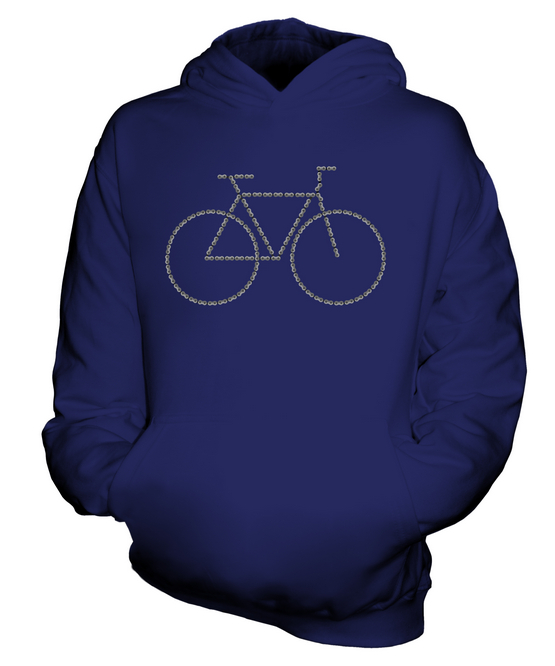 BICYCLE CHAIN KIDS HOODIE PULLOVER HOODY BOYS GIRLS TODDLER - Picture 5 of 14
