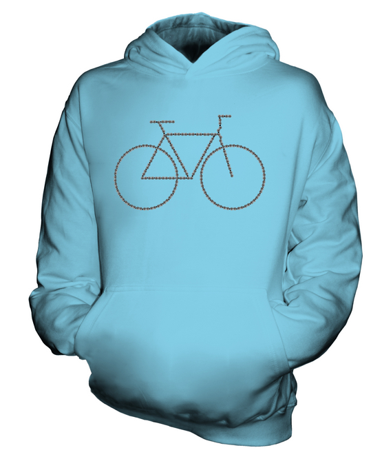 BICYCLE CHAIN KIDS HOODIE PULLOVER HOODY BOYS GIRLS TODDLER - Picture 11 of 14