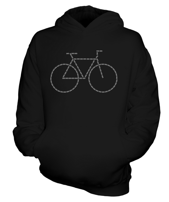 BICYCLE CHAIN KIDS HOODIE PULLOVER HOODY BOYS GIRLS TODDLER - Picture 3 of 14