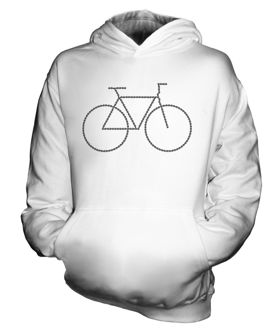 BICYCLE CHAIN KIDS HOODIE PULLOVER HOODY BOYS GIRLS TODDLER - Picture 2 of 14