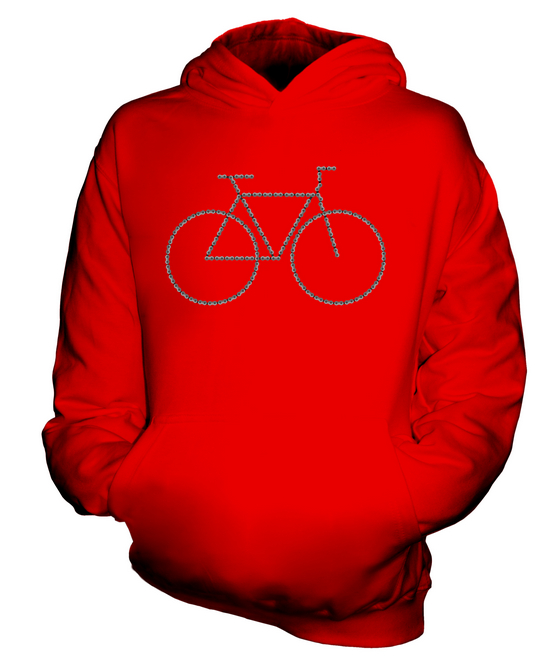 BICYCLE CHAIN KIDS HOODIE PULLOVER HOODY BOYS GIRLS TODDLER - Picture 7 of 14