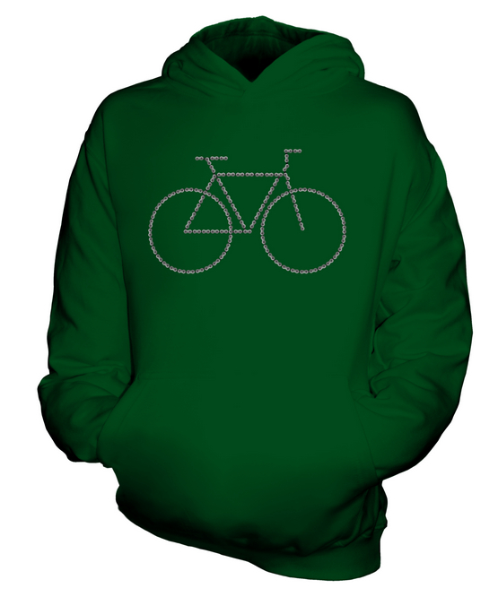 BICYCLE CHAIN KIDS HOODIE PULLOVER HOODY BOYS GIRLS TODDLER - Picture 10 of 14