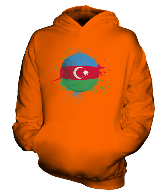 AZERBAIJAN FOOTBALL KIDS HOODIE HOODIE BOYS GIRLS TODDLER - Picture 8 of 14