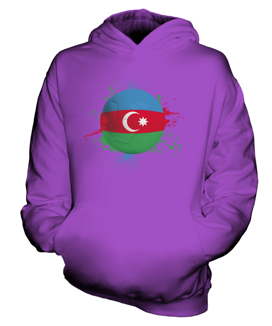 AZERBAIJAN FOOTBALL KIDS HOODIE HOODIE BOYS GIRLS TODDLER - Picture 13 of 14