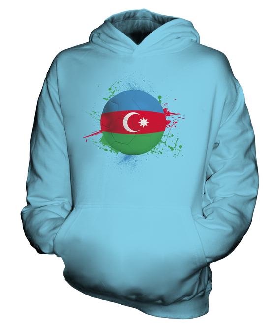 AZERBAIJAN FOOTBALL KIDS HOODIE HOODIE BOYS GIRLS TODDLER - Picture 11 of 14