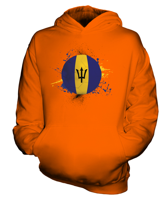 BARBADOS FOOTBALL KIDS HOODIE HOODY BOYS GIRLS TODDLER - Picture 8 of 14