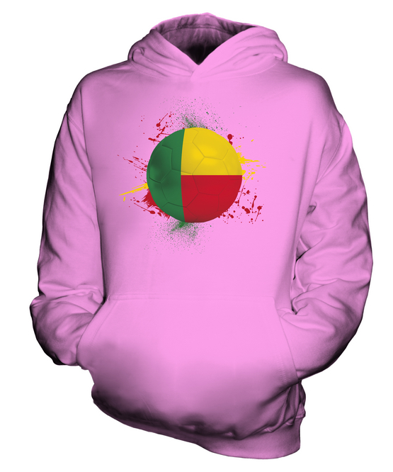 BENIN FOOTBALL KIDS HOODIE PULLOVER HOODY BOYS GIRLS TODDLER - Picture 14 of 14