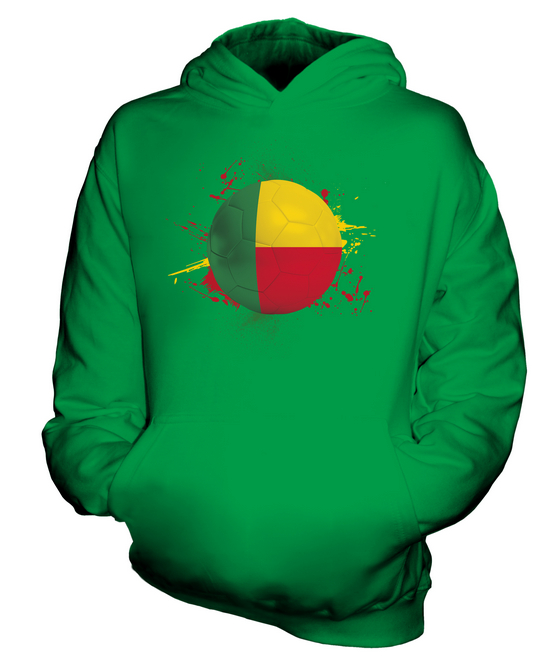 BENIN FOOTBALL KIDS HOODIE PULLOVER HOODY BOYS GIRLS TODDLER - Picture 9 of 14