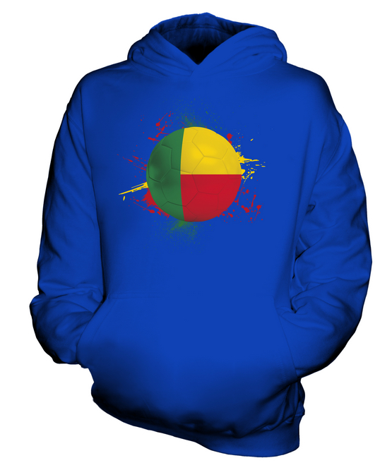 BENIN FOOTBALL KIDS HOODIE PULLOVER HOODY BOYS GIRLS TODDLER - Picture 12 of 14