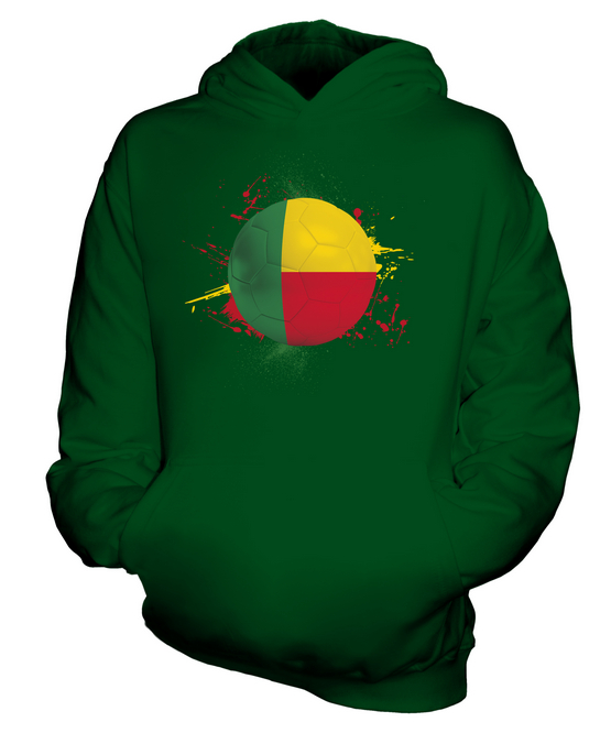 BENIN FOOTBALL KIDS HOODIE PULLOVER HOODY BOYS GIRLS TODDLER - Picture 10 of 14