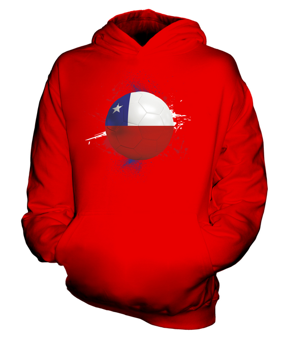 CHILE FOOTBALL KIDS HOODIE PULLOVER HOODY BOYS GIRLS TODDLER - Picture 7 of 14