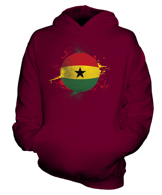 GHANA FOOTBALL KIDS HOODIE PULLOVER HOODY BOYS GIRLS TODDLER - Picture 6 of 14
