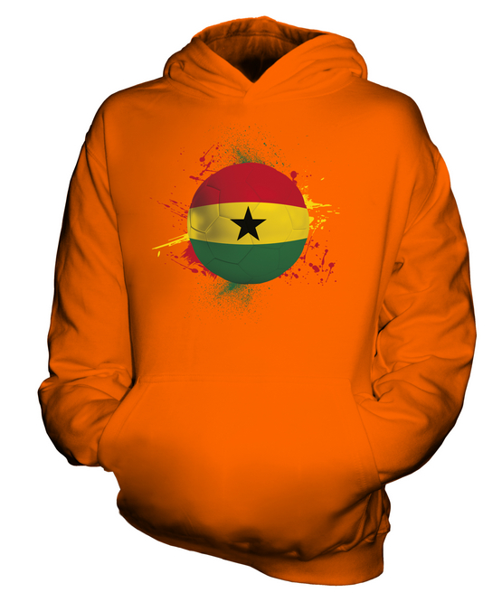GHANA FOOTBALL KIDS HOODIE PULLOVER HOODY BOYS GIRLS TODDLER - Picture 8 of 14