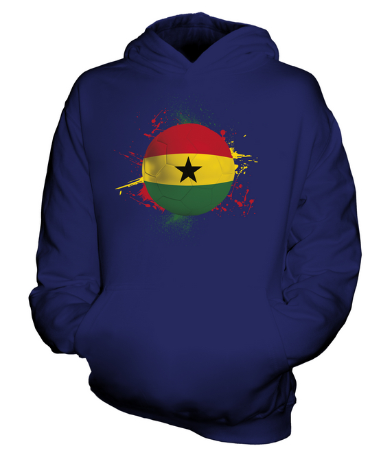 GHANA FOOTBALL KIDS HOODIE PULLOVER HOODY BOYS GIRLS TODDLER - Picture 5 of 14
