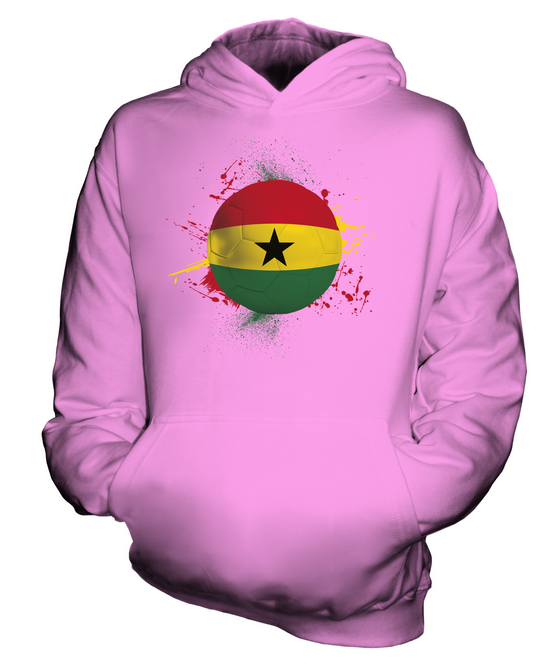 GHANA FOOTBALL KIDS HOODIE PULLOVER HOODY BOYS GIRLS TODDLER - Picture 14 of 14