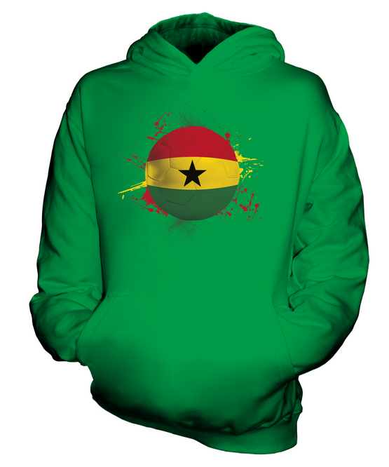 GHANA FOOTBALL KIDS HOODIE PULLOVER HOODY BOYS GIRLS TODDLER - Picture 9 of 14
