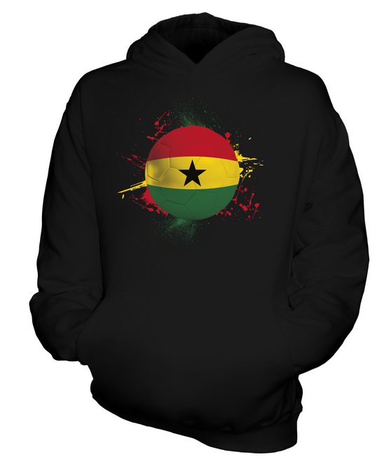 GHANA FOOTBALL KIDS HOODIE PULLOVER HOODY BOYS GIRLS TODDLER - Picture 3 of 14