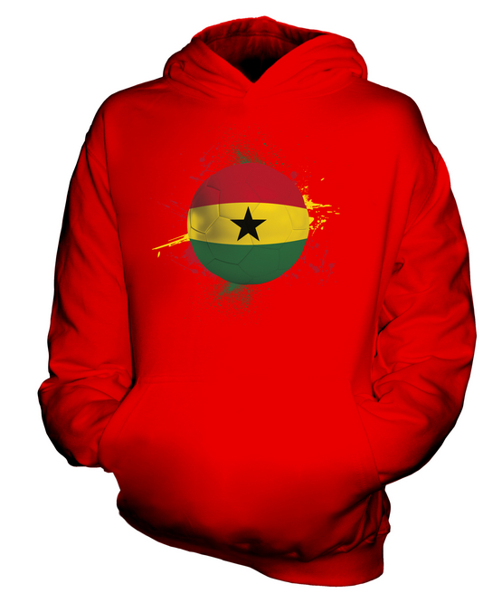 GHANA FOOTBALL KIDS HOODIE PULLOVER HOODY BOYS GIRLS TODDLER - Picture 7 of 14