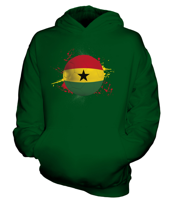 GHANA FOOTBALL KIDS HOODIE PULLOVER HOODY BOYS GIRLS TODDLER - Picture 10 of 14