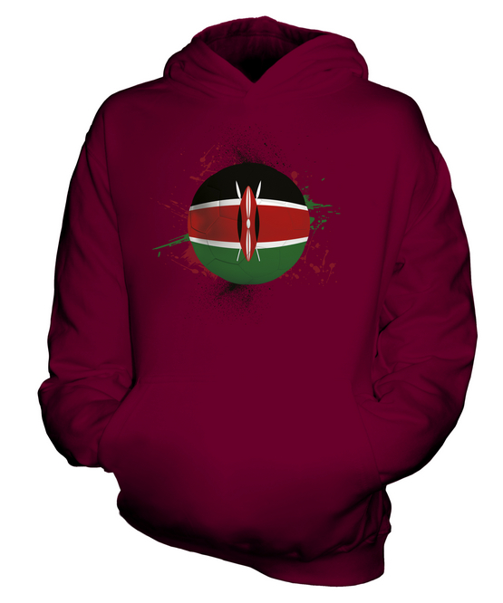 KENYA FOOTBALL KIDS HOODIE PULLOVER HOODY BOYS GIRLS TODDLER - Picture 6 of 14