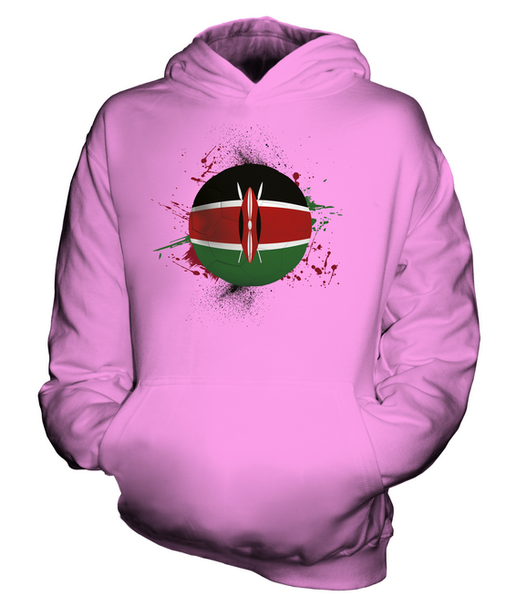 KENYA FOOTBALL KIDS HOODIE PULLOVER HOODY BOYS GIRLS TODDLER - Picture 14 of 14