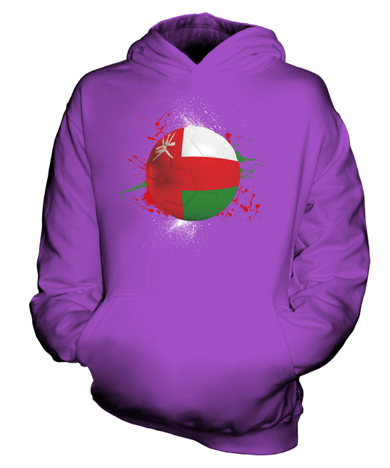 OMAN FOOTBALL KIDS HOODIE PULLOVER HOODY BOYS GIRLS TODDLER - Picture 13 of 14