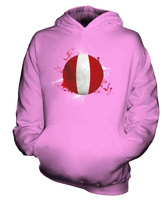PERU FOOTBALL KIDS HOODIE PULLOVER HOODY BOYS GIRLS TODDLER - Picture 14 of 14