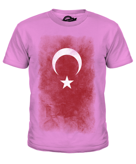 TURKEY FADED FLAG MENS T-SHIRT TEE TOP T?RKIYE FOOTBALL TURKISH GIFT SHIRT